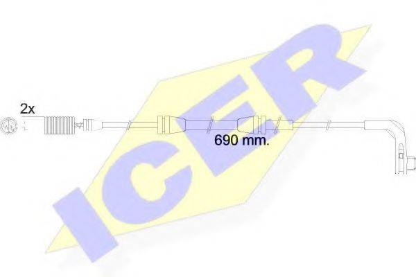 ICER 610479EC Сигналізатор, знос гальмівних колодок