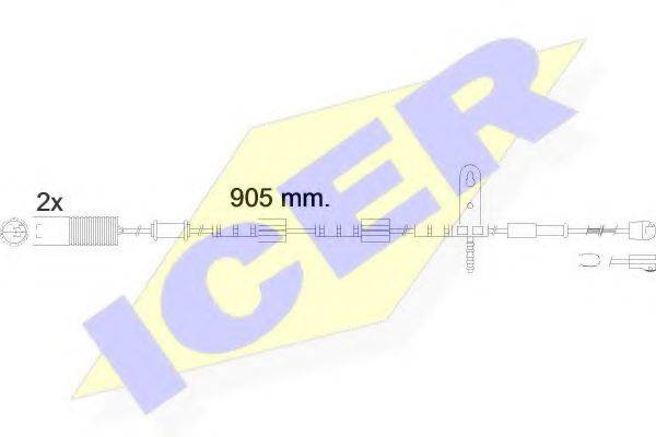 ICER 610543EC Сигналізатор, знос гальмівних колодок