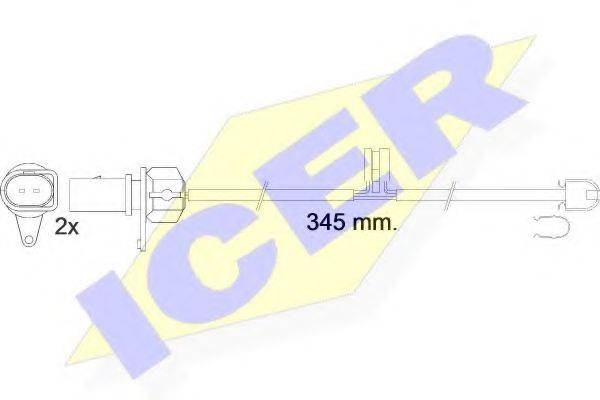 ICER 610544EC Сигналізатор, знос гальмівних колодок
