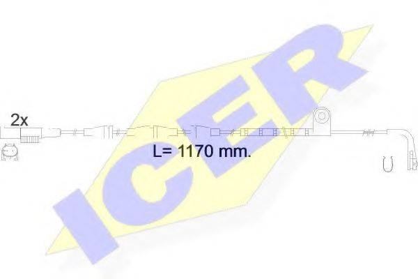 ICER 610550EC Сигналізатор, знос гальмівних колодок
