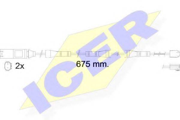 ICER 610561EC Сигналізатор, знос гальмівних колодок