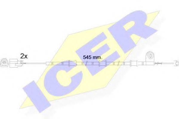 ICER 610586EC Сигналізатор, знос гальмівних колодок