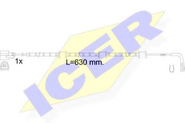 ICER 610591C Сигналізатор, знос гальмівних колодок