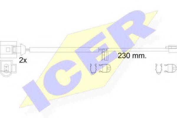 ICER 610611EC Сигналізатор, знос гальмівних колодок