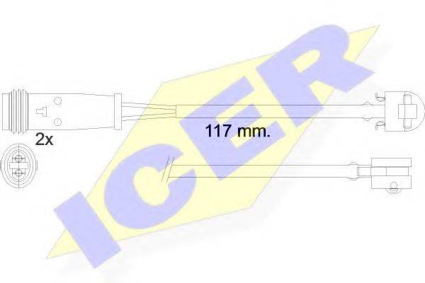 ICER 610612EC Сигналізатор, знос гальмівних колодок