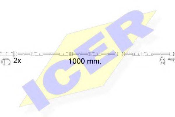 ICER 610617EC Сигналізатор, знос гальмівних колодок