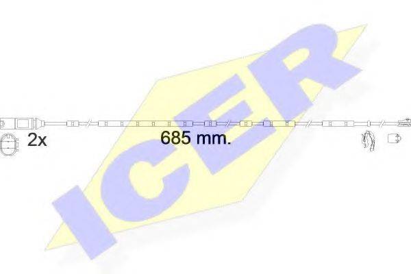 ICER 610618EC Сигналізатор, знос гальмівних колодок