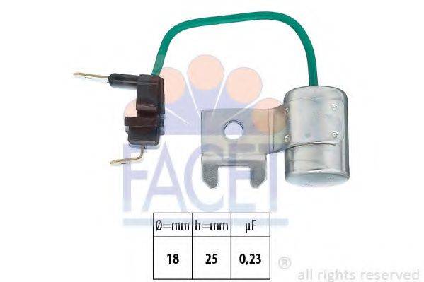 FACET 0017995 Конденсатор, система запалювання
