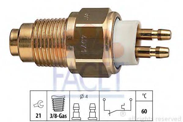 FACET 74071 термовимикач, сигнальна лампа рідини, що охолоджує