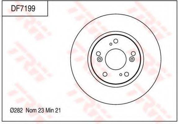 TRW DF7199 гальмівний диск