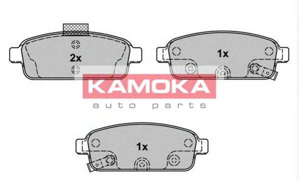 KAMOKA JQ101147 Комплект гальмівних колодок, дискове гальмо