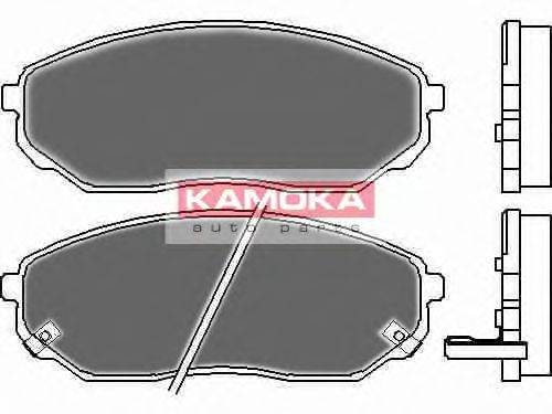 KAMOKA JQ101115 Комплект гальмівних колодок, дискове гальмо