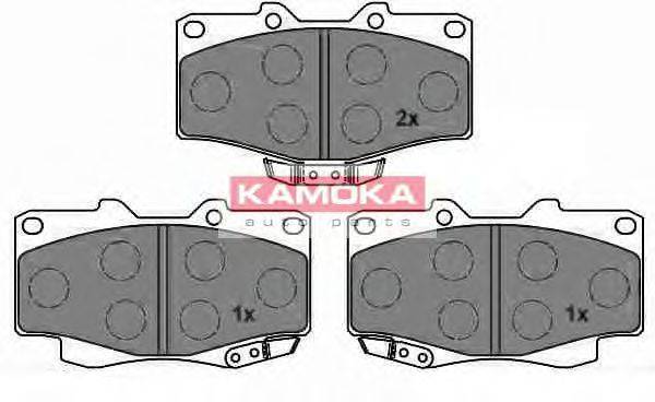 KAMOKA JQ1013704 Комплект гальмівних колодок, дискове гальмо