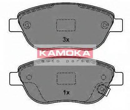 KAMOKA JQ1013838 Комплект гальмівних колодок, дискове гальмо