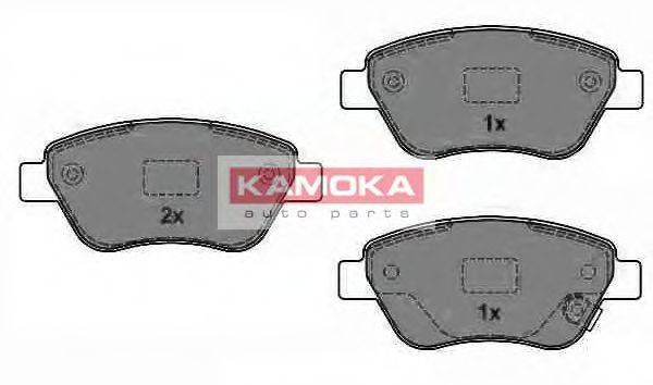 KAMOKA JQ1013840 Комплект гальмівних колодок, дискове гальмо