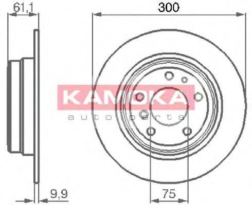 KAMOKA 103442 гальмівний диск