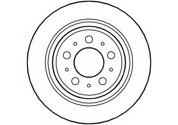 NATIONAL NBD1073 гальмівний диск