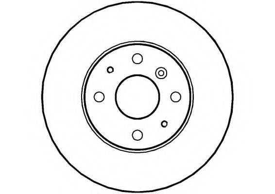 NATIONAL NBD1307 гальмівний диск