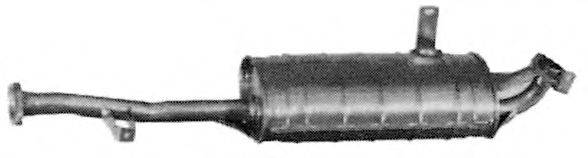 IMASAF SU2506 Середній глушник вихлопних газів