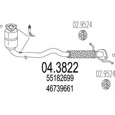 MTS 043822 Каталізатор