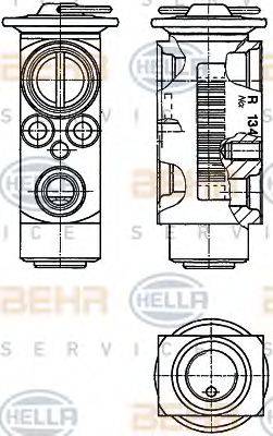 HELLA 8UW351234181 Розширювальний клапан, кондиціонер