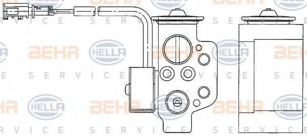HELLA 8UW351234611 форсунка, розширювальний клапан