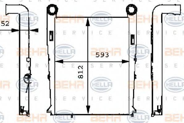 Інтеркулер HELLA 8ML 376 724-071 Інтеркулер HELLA 8ML 376 724-071