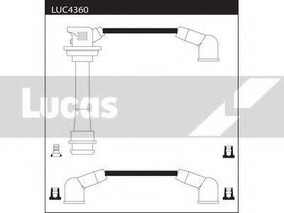 LUCAS ELECTRICAL LUC4360 Комплект дротів запалювання