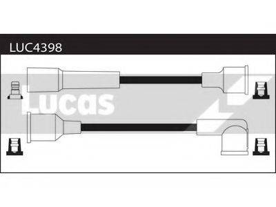 LUCAS ELECTRICAL LUC4398 Комплект дротів запалювання