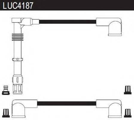 LUCAS ELECTRICAL LUC4187 Комплект дротів запалювання