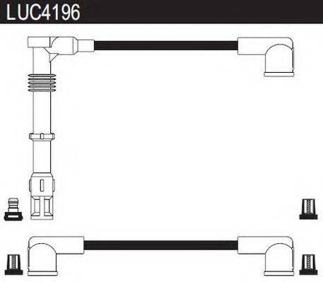 LUCAS ELECTRICAL LUC4196 Комплект дротів запалювання