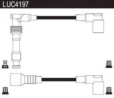 LUCAS ELECTRICAL LUC4197 Комплект дротів запалювання