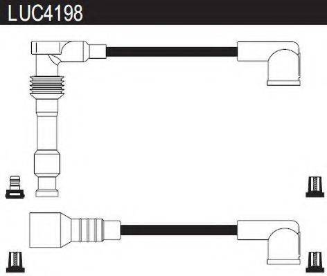 LUCAS ELECTRICAL LUC4198 Комплект дротів запалювання