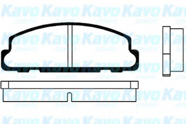 KAVO PARTS BP1501 Комплект гальмівних колодок, дискове гальмо