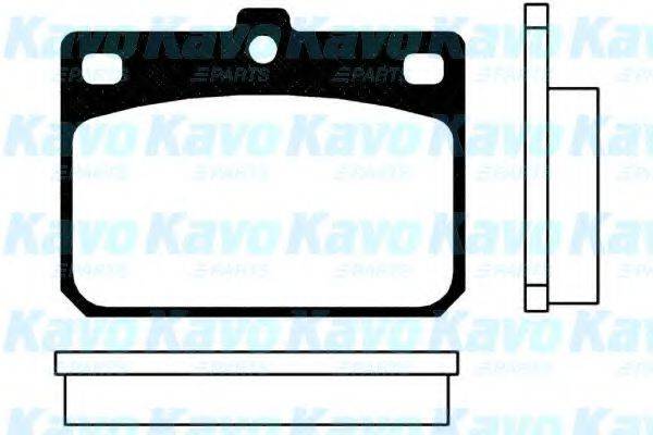KAVO PARTS BP3000 Комплект гальмівних колодок, дискове гальмо