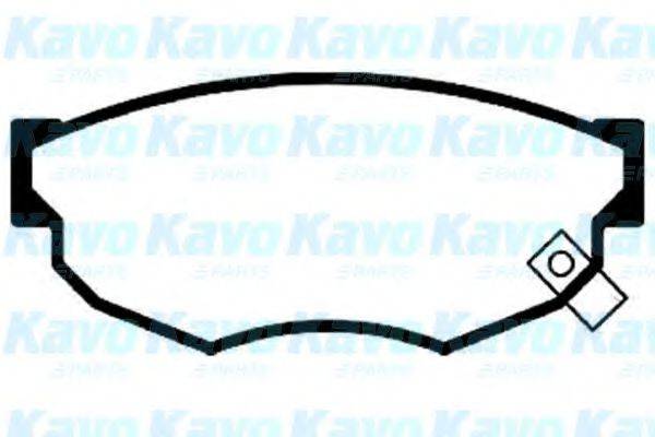 KAVO PARTS BP6526 Комплект гальмівних колодок, дискове гальмо