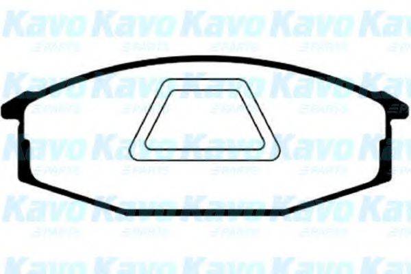 KAVO PARTS BP6534 Комплект гальмівних колодок, дискове гальмо