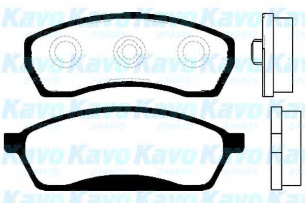 KAVO PARTS BP8009 Комплект гальмівних колодок, дискове гальмо