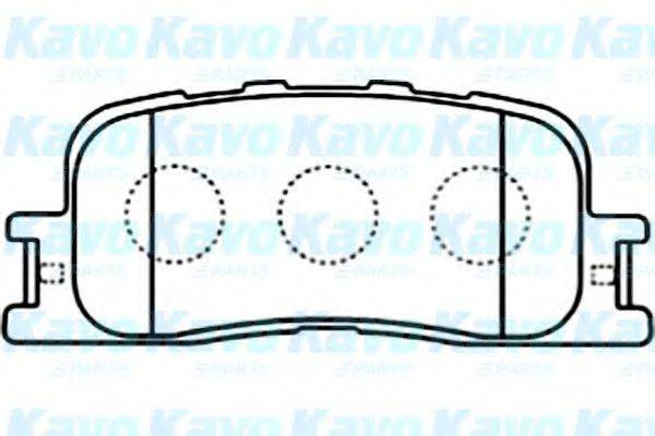KAVO PARTS BP9086 Комплект гальмівних колодок, дискове гальмо