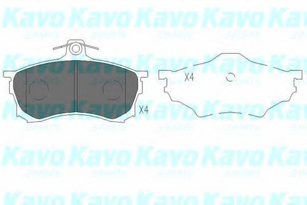 KAVO PARTS KBP5506 Комплект гальмівних колодок, дискове гальмо