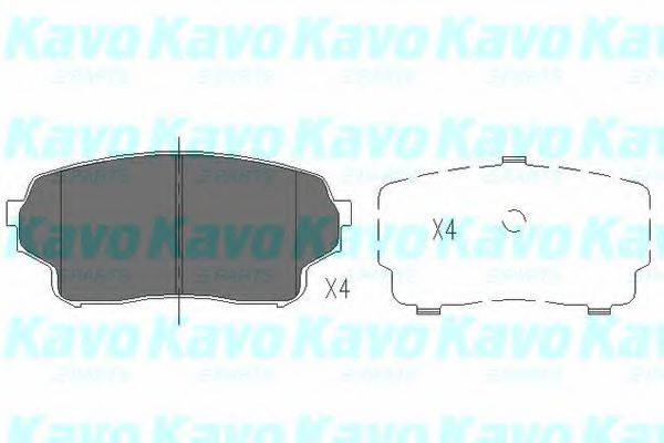 KAVO PARTS KBP8511 Комплект гальмівних колодок, дискове гальмо