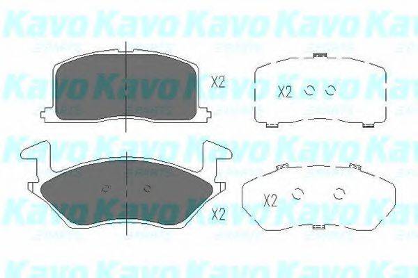 KAVO PARTS KBP9003 Комплект гальмівних колодок, дискове гальмо