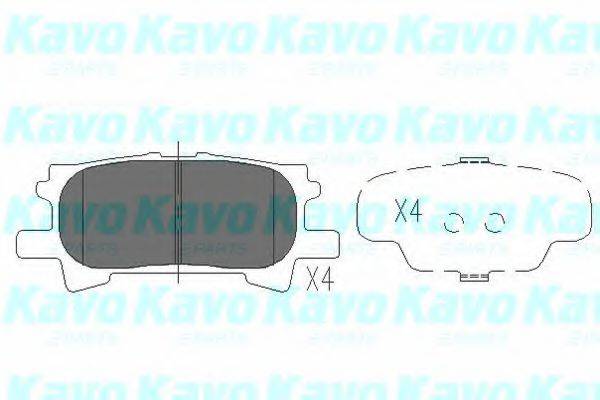KAVO PARTS KBP9078 Комплект гальмівних колодок, дискове гальмо
