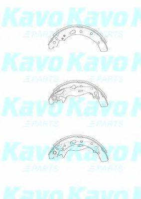 KAVO PARTS BS5434 Комплект гальмівних колодок