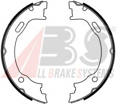 A.B.S. 9142 Комплект гальмівних колодок, стоянкова гальмівна система