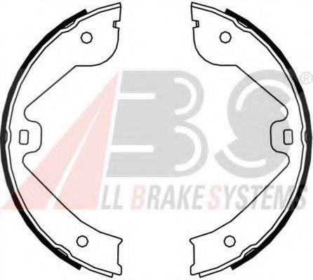 A.B.S. 9177 Комплект гальмівних колодок, стоянкова гальмівна система