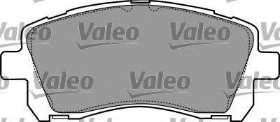 VALEO 597507 Комплект гальмівних колодок, дискове гальмо