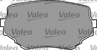 VALEO 597300 Комплект гальмівних колодок, дискове гальмо