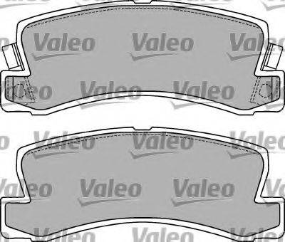 VALEO 597198 Комплект гальмівних колодок, дискове гальмо