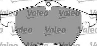 VALEO 597549 Комплект гальмівних колодок, дискове гальмо